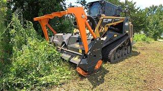 MULCHING PANDORA'S BOX! FIRST TIME MULCHING FOR THIS OVERGROWN LOT WITH THE TMC CANCELA!