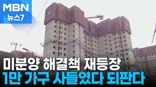 미분양 1만 가구 사들였다 되판다…건설사 자금 '숨통' [MBN 뉴스7]