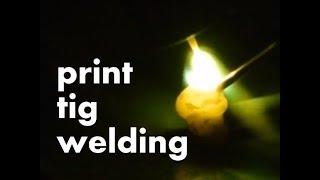 Tig welding print / наращивание металла аргонодуговой сваркой / Виталий М