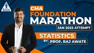 CMA Foundation Marathon | Statistics | By Prof. Raj Awate | Inspire Academy