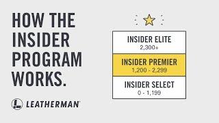 Leatherman Insider Points Overview