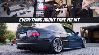 Everything about "fake M3 kit" for BMW E46 coupe [ENG SUB]