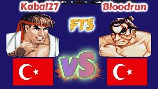 Street Fighter II': Champion Edition - Kabal27  vs Bloodrun  - FT5 1080P/60FPS - 07.03.2025