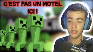 Il a cru que ma maison c'était un MOTEL À CREEPER ou ça se passe comment ??? (Minecraft #5, ft GDM)