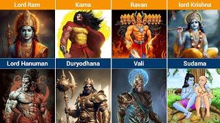 Comparison - Friends in Hinduism mythology.