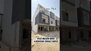 Inside 100,000,000 4 Bedroom Terrace Duplex In LEKKI #realestate #trending #lekkiluxuryhomes