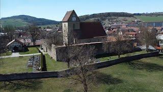 Kaltensundheim ️ Wehrkirche St. Albanus | DJI Mini 2 Footage | Rhön | Thüringen | 4K