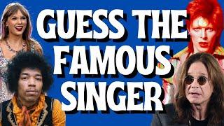 Guess the Famous Singer - Music Picture Quiz (50 Artists to Guess)