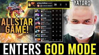 when YATORO enters GOD MODE in ALLSTAR MATCH.. - "30 KILLS CHAOS KNIGHT?!"