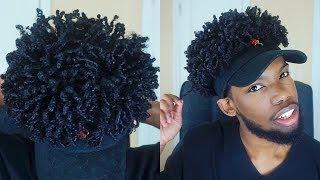 How To Get Curly Hair For Men! Finger Coils for Defined Curls!