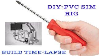 DIY PVC SIM RIG Time-lapse #simracing #f1 #gaming