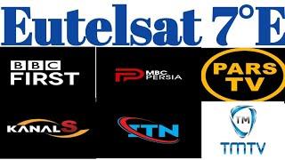 7e dish setting!! eutelsat 7e new update@eutelsat 7e channel list 2024