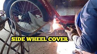 side wheel shield, or Nike #mustangsidecar #sidecarmaker #howto