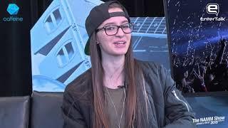 NAMM 2019: YouTube drum phenom Kristina Schiano live interview on EnterTalk and Caffeine TV