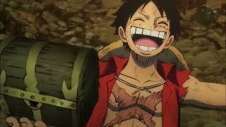 Luffy got Roger treasure || Luffy destroy One piece logposs || One piece epic scene || English dub