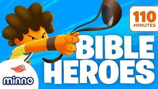 8 EPIC Bible Heroes PLUS 1 Hour of Jesus Bible Stories for Kids