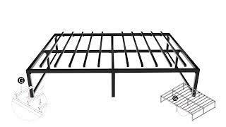 VECELO Metal Bed Frame