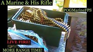 A Marine & His Rifle LIVE FIRE M4 Carbine GET SOME!