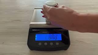 GEMORO PLATINUM PRO1601 PROFESSIONAL SERIES DIGITAL COUNTER-TOP/PORTABLE BALANCE–1600g x 0.1g