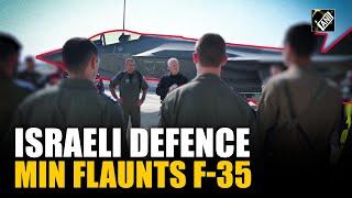 “No damage…” Israeli Defence Minister visits air base targeted by Iran, flaunts F-35 fighters