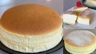 Japanese Cheesecake Recipe  DIY perfect jiggly cotton cheesecake souffle that doesn't deflate/crack