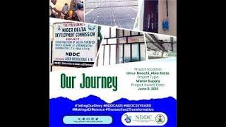 {LIVE} NDDC: SOLAR POWERED WATER SCHEME IN UMUNNEOCHI, ABIA STATE