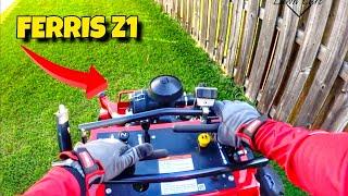 CUTTING GRASS | P.O.V. | SATISFYING REAL-TIME SOUND | FERRIS Z1 | TORO REVOLUTION HAND HELD