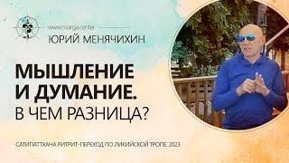 Мышление и думание. В чем разница? Юрий Менячихин