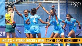 India stun Australia in quarter-final  | #Tokyo2020 Highlights