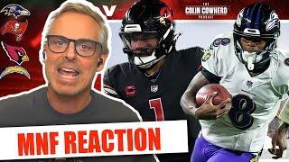 Reaction to Ravens-Buccaneers & Chargers-Cardinals: Lamar "BEST FOOTBALL PLAYER" | Colin Cowherd NFL