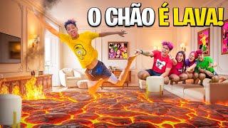 24 HORAS SEM PISAR NO CHÃO *O chão é lava !