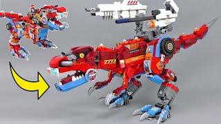 Upgrading a LEGO Mecha T-Rex