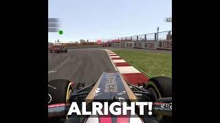 Great Pass (but then driven straight into!!!) Made It STICK Though (F1 2011: The Journey) Spanish GP