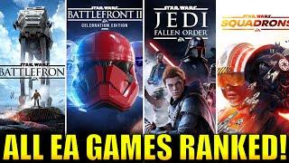 All EA Star Wars Games RANKED from Worst to Best!