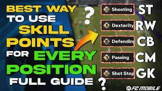 Best Way to Use SKILL POINTS For Every Position | FULL GUIDE | FC Mobile 24