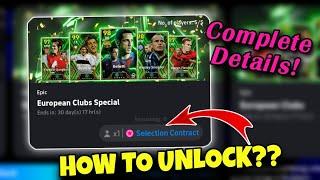 How to Unlock European Club Special in eFootball 2025, How to complete 18/18 Objectives, David Villa