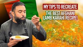 Authentic Afghani Lamb Karahi Recipe | Better than the restaurants | My stamp of approval...