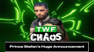 Prince Stefan makes a HUGE ANNOUNCEMENT for Live or Die! (TWF Chaos Episode #55)