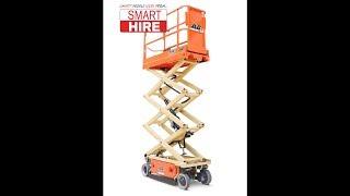 How to operate a standard electric scissor lift