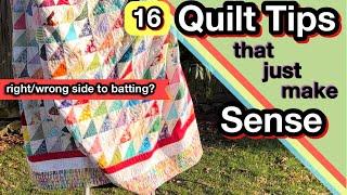 16 Quilting Tips That Make Sense 