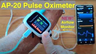 Vibeat AP-20 Wrist Pulse Oximeter and Oral-Nasal Airflow Sleep Disturbance Screener: Unbox& 1st Look