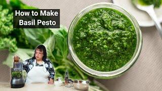 How to Make Basil Pesto 