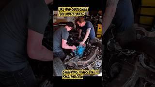 Swapping Heads on Small Block Chevy, Is It Worth It? #smallblockchevy #corvette #carsofyoutube #fyp