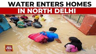 Video: Water Enters Homes, Floods Streets In Delhi's Bawana After Canal Breach | India Today