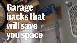 Garage Hacks that will save you space