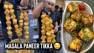 North Delhi's Best Masala Paneer Tikka  मसाला पनीर टिक्का  Indian Street Food  #streetfood #food