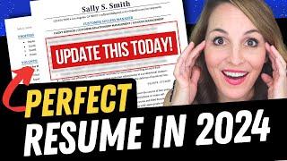 THE PERFECT RESUME IN 15 MINUTES OR LESS! 2025 TEMPLATE INSIDE!