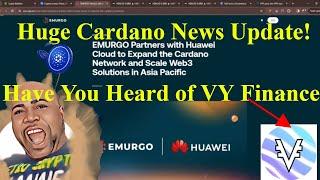 Cardano ADA Update With Analysis | Have You Heard Of VY Finance