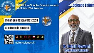Dr Indrajit Goswami, ASOB Alliance University, Excellence in Research. Sciencefather.com #researcher