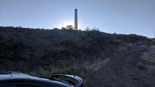 100ft Defunct Chimney Dive Practice!